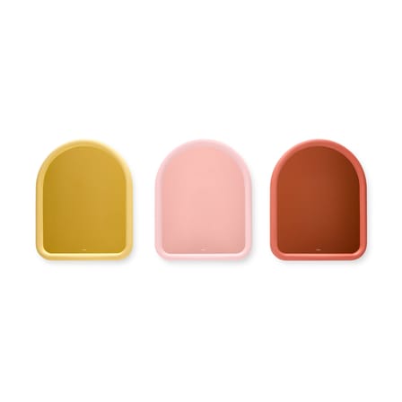 Miroir mural Mirage jaune Dome / Verre coloré - L 60 x H 73,5 cm - Fatboy