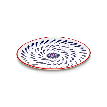 Piatto da dessert Bazaar ceramica blu / Set di 4 - Ø 21 cm - Serax
