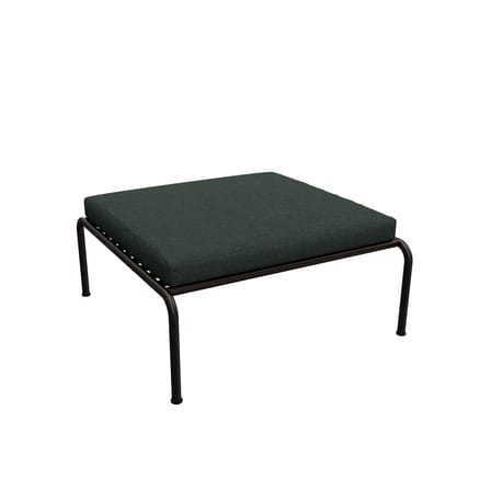 Pouf d'extérieur Avon métal tissu vert - Houe