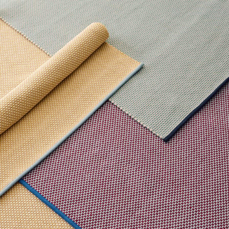 3 Colour Rug textile blue / 170 x 240 cm - Hay