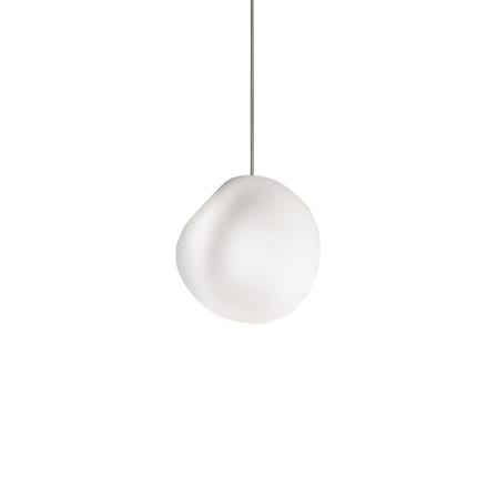 Suspension Hoba Piccola verre blanc / Ø 13 cm - Foscarini
