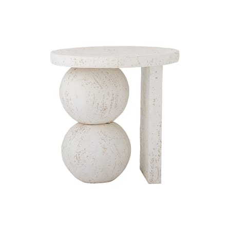 Table d'appoint Tally / Ø 46 x H 46 cm - Résine effet pierre - Bloomingville