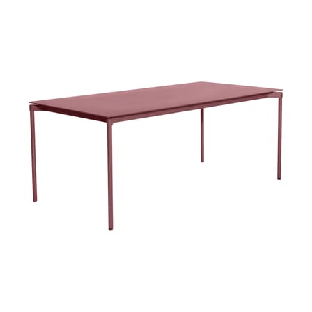 Table rectangulaire Fromme métal rouge / Aluminium - 180 x 90 cm - Petite Friture