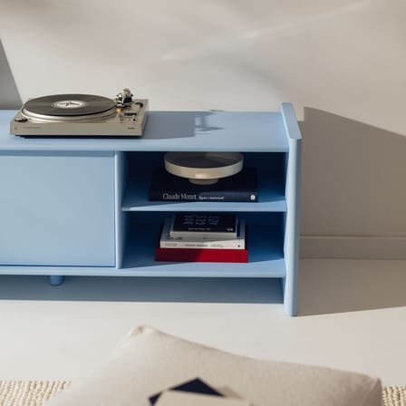 Rali TV unit wood blue / L 160 x H 58 cm - NOO.MA