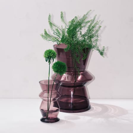 Vase Marie-Ann verre violet / Medium - Ø 19 x H 31.6 cm - Serax