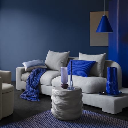 Vasen Magny keramik blau / H 43 cm - BROSTE COPENHAGEN