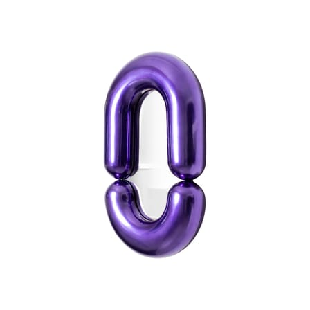 Wandspiegel Zodiac Bumper Medium keramik violett / B 55 x H 90 cm - Jean-Baptiste Fastrez, 2020 - Moustache
