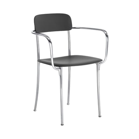 Armlehnstuhl Savoia INDOOR plastikmaterial grau - Kartell