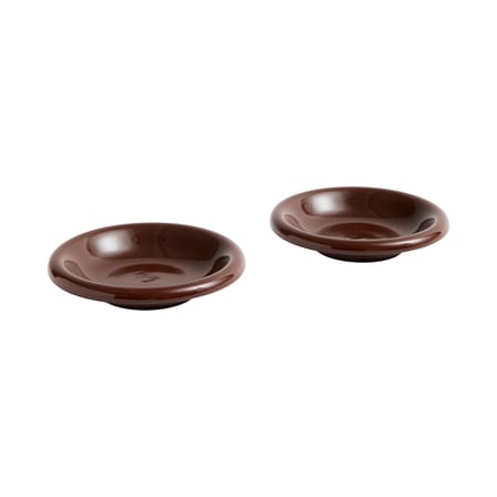 Set de 2 assiettes creuses Barro céramique / Ø 20 cm - Hay