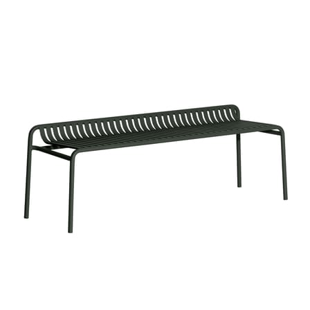 Banc Week-End métal vert / Aluminium - L 156 cm - Petite Friture