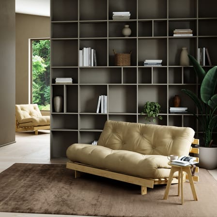 Canapé convertible Roots / L 160 cm - 3 positions / Structure pin clair - KARUP DESIGN