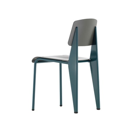 Chaise Standard SP plastique bleu gris / Jean prouvé, 1934 - Vitra