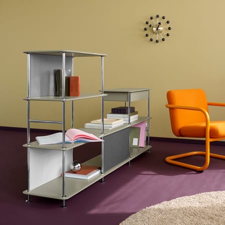 Étagère Montana Free 312000 bois gris / L 203.4 x P 38 x H 109.9 cm - MONTANA