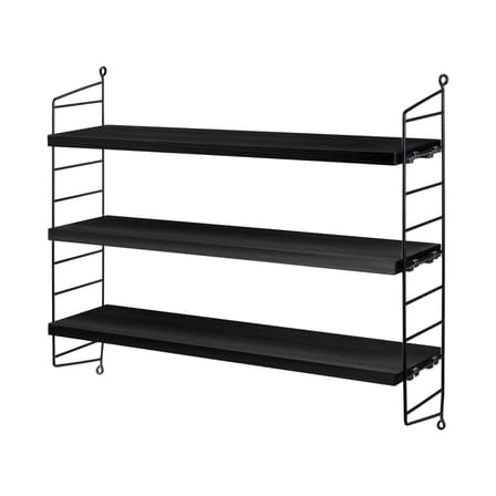 Etagère String® Pocket Bois / L 60 x H 50 cm - Réédition 1949 - String Furniture