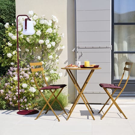 Accessoire  métal orange / Pied Small pour lampes Balad - H 157 cm - Fermob