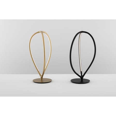 Lampe de table Arrival LED métal noir / Aluminium - H 66 cm - Artemide