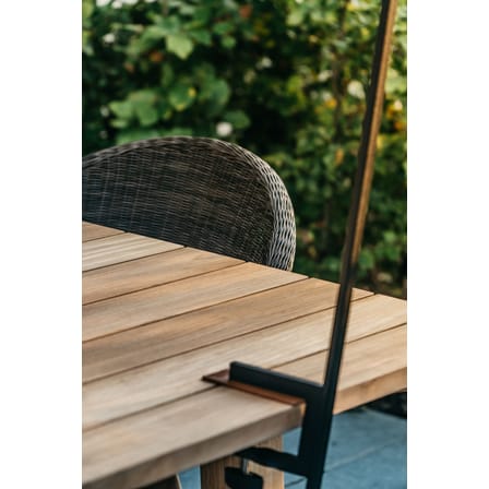 Light My Table Outdoor luminous garland plastic material black / With fixings for table tops - Vincent Sheppard