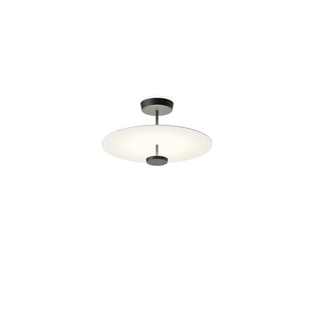 Plafonnier Flat LED métal blanc / Ø 55 cm - 2 disques - Vibia
