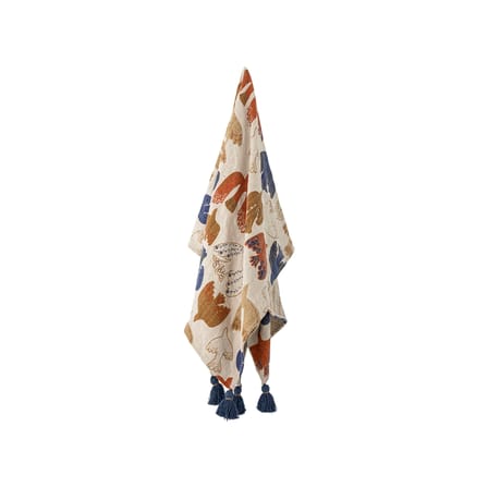 Plaid Anniversary multicolore / 160 x 130 cm - Coton recyclé - Bloomingville