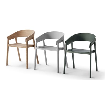 Poltrona Cover legno naturale - Muuto