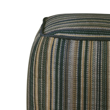 Pouf d'extérieur Zahara Outdoor tissu bleu - Ethnicraft