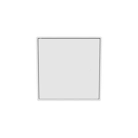 Rangement mural Montana Mini 1003 bois blanc / Porte droite - 35 x 35 x P 25 cm - MONTANA
