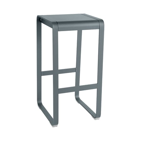 Tabouret de bar Bellevie métal gris / H 75 cm - Aluminium - Fermob