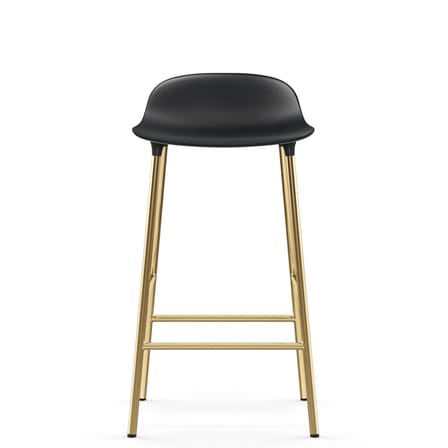 Tabouret de bar Form plastique noir / H 65 cm/ Modèle d'exposition - Normann Copenhagen