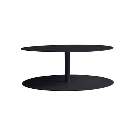 Tavolino Gong Grande metallo nero / Giulio Cappellini, 2004 - Ø 73,5 x H 28 cm / Metallo - Cappellini