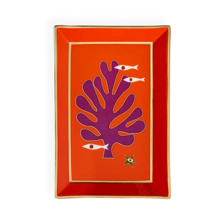 Plateau Playa céramique / Vide-poche - 18 x 12 cm - Jonathan Adler