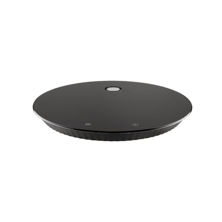Balance de cuisine électronique Plissé plastique noir / Batterie rechargeable - Alessi