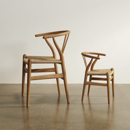 Chaise enfant CH24 Wishbone Chair bois naturel / Hans J. Wegner, 1950 - CARL HANSEN & SON