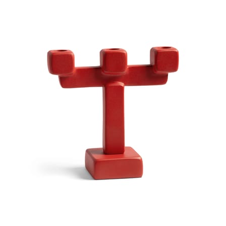 Chandelier Chunk Large métal rouge - & klevering