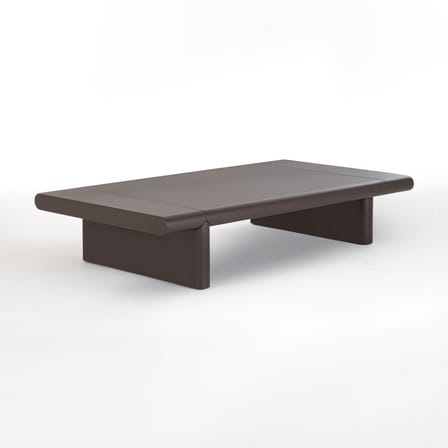 Couchtisch Zavolo 790 holz grau / 84 x 120 cm - Zanotta