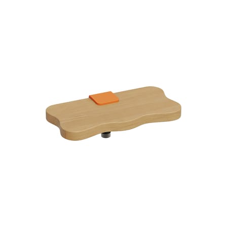 Etagère murale Bracket Vague by Uchronia / L 32 cm - Chêne massif - TIPTOE