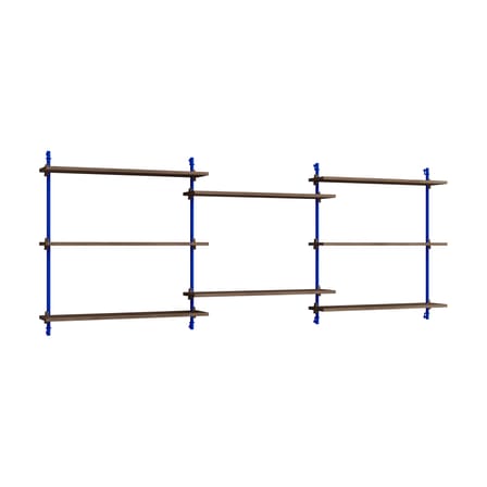 Étagère Wall Shelving – ws.85.3 bois marron / L 239 x H 85 x Prof. 17,5 cm - MOEBE