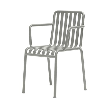 Fauteuil empilable Palissade métal gris / Bouroullec, 2016 - Hay