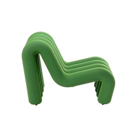 Fauteuil rembourré Extra Bold Sofa tissu vert / Canapé modulable - L 72 cm (4 tubes) - Moustache
