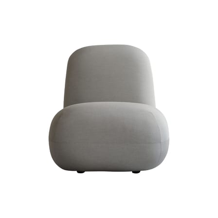 Fauteuil rembourré Toe Flat tissu beige - 101 COPENHAGEN