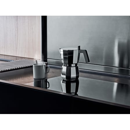 Moka Italian espresso maker metal /6 cups - Induction - Alessi