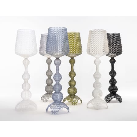 Lampadaire d'extérieur Kabuki Outdoor plastique transparent / LED - H 165 cm - Kartell