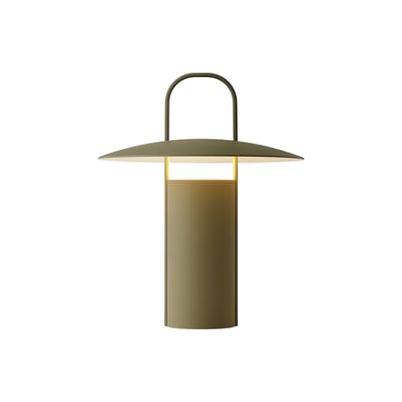 Lampe extérieur sans fil rechargeable Ray métal vert / Ø 21 x H 23,5 cm - Audo Copenhagen