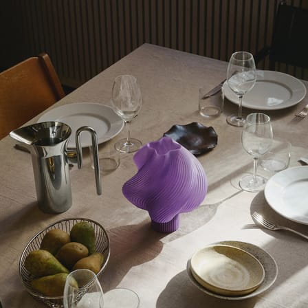 Lampe sans fil rechargeable Soft Serve violet - CRÈME ATELIER