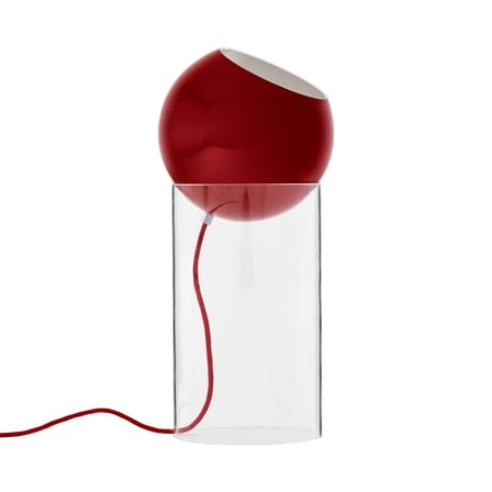 Lampe Topan VP14 métal rouge / H 46 cm - Verner Panton, 1959 - &tradition