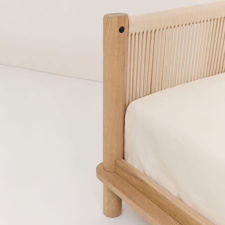 Lit 1 place Latitude bois naturel / 102 x 212 cm - NOBODINOZ