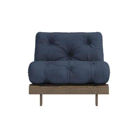 Fauteuil convertible Roots / Dormeuse & lit d'appoint - 3 positions / Structure marron - KARUP DESIGN