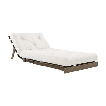 Fauteuil convertible Roots / Dormeuse & lit d'appoint - 3 positions / Structure marron - KARUP DESIGN
