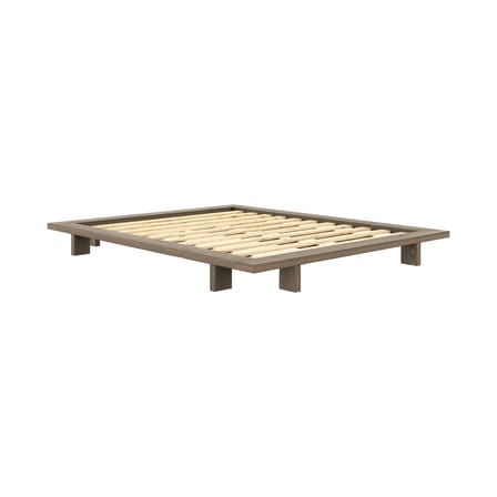 Lit double Japan bois marron / Pour matelas 160 x 200 cm - KARUP