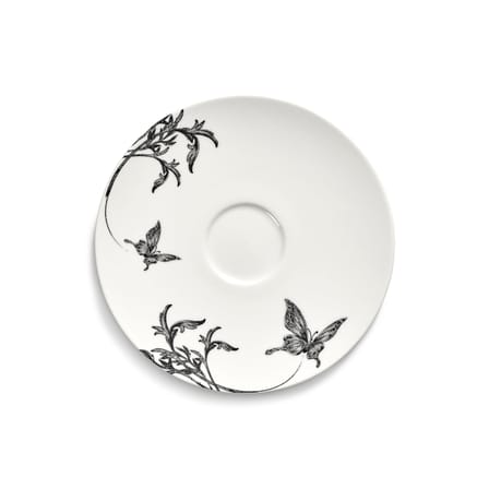 Piattino sottotazza  ceramica bianco / Per la Tazza da cappuccino Unity - Set da 2 - Serax