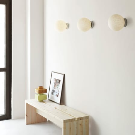 Applique Pix materiale plastico bianco / Ø 30 cm - Riciclata - Normann Copenhagen